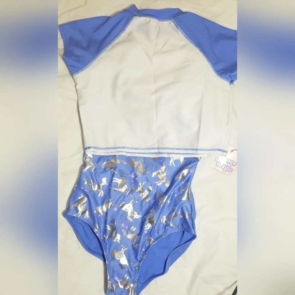More Than Magic Unicorn Bathing Suit And Crop Top